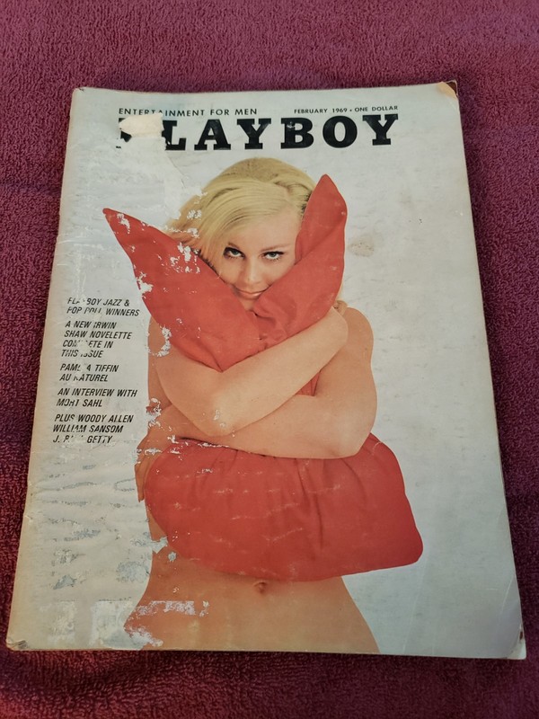Vintage Playboy Magazine February 1969 Pamela Tiffin Woody Allen J Paul Getty