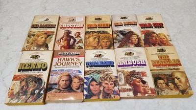 Donald Clayton Porter Lot of 10 Paperback Books The White Indian Series