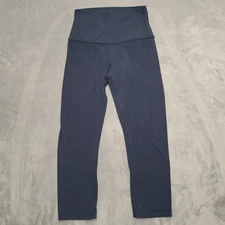 Lululemon Leggings Womens 2 Navy Align Crop High Rise 21 Nulu Yoga Pants