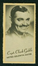 Movie Card, 0113, Clark Gable, 1947, Peerless, Cloudy (Studio in Print)