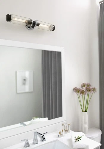 Hinkley Lighting 53182 Masthead 2 Light 24"W Bath Bar - Chrome - Picture 2 of 2