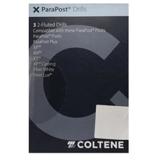 *3-Pieces* Coltene ParaPost Drills 2-Fluted  1mm Size-4 Yellow P424