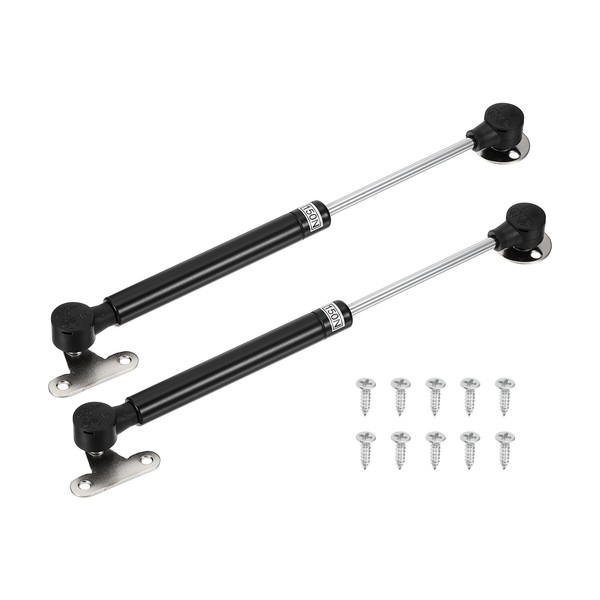 2 StüCk 150N/34Lb Gasdruckfedern FüR SchräNke Gasfedern HebegestäNge Schwarz-image
