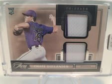 2025 Panini Three and Two Prospect Dual Patch Chase Dollander (RC) Rockies /49