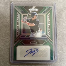 2024 Prizm Sensational Signatures Green Refractor  Jose Salas #ss-js Auto