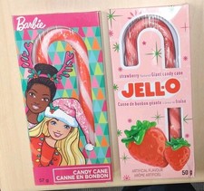 Barbie & Jell-O Holiday Candy Cane Collector Set |Stocking Stuffer