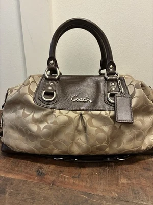 バッグ Coach Ashley Signature Satchel 2way Bag Coach Ashley Signature Satchel for sale - eBay