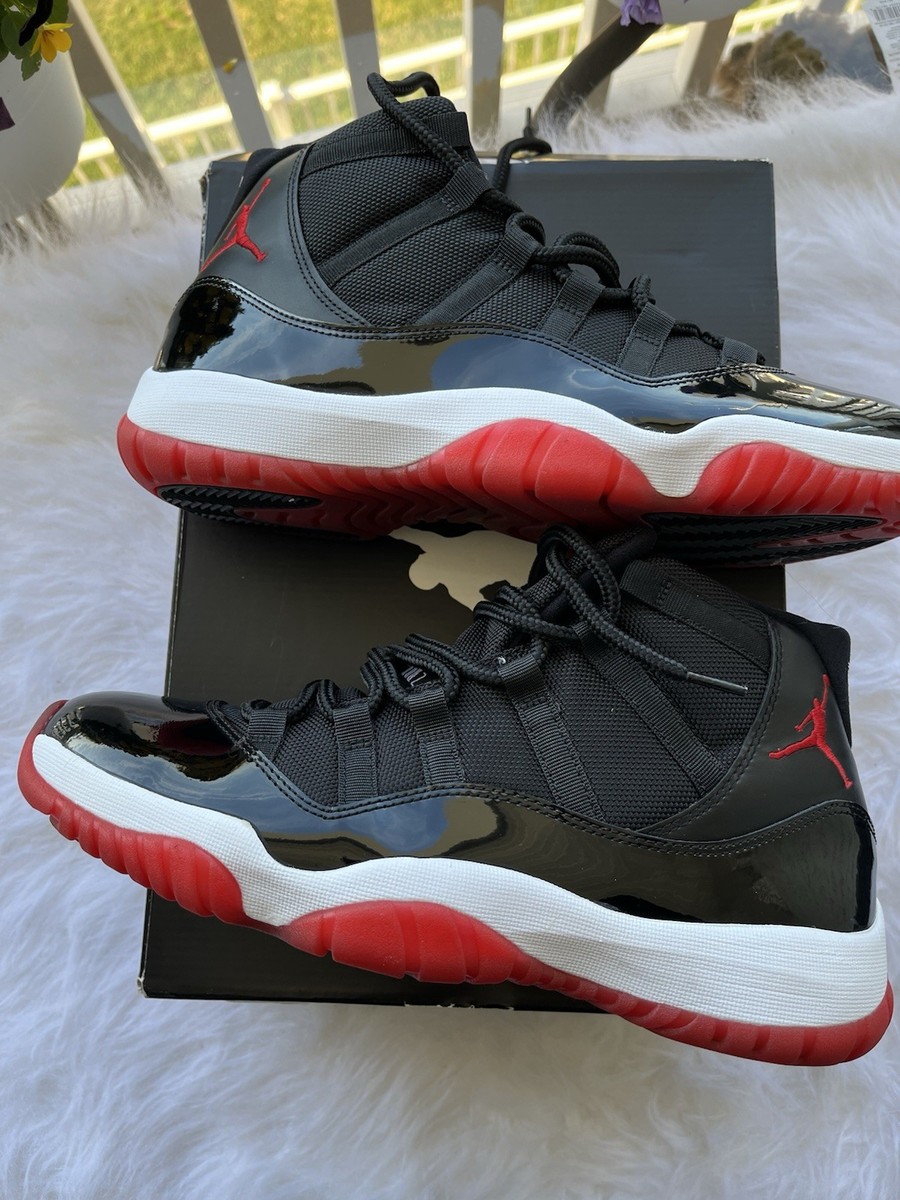 Jordan Air Jordan 11 Retro Bred Black Red White 378037-010 High