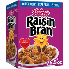 Cereal de salvado de pasas, 76,5 oz.