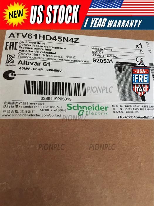 ATV61HD45N4Z 380V 45KW New In Box One Year Warranty