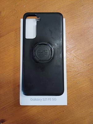 Quad Lock Hülle für Samsung S21 FE 5G Quadlock Gummi Schwarz Handy Smart