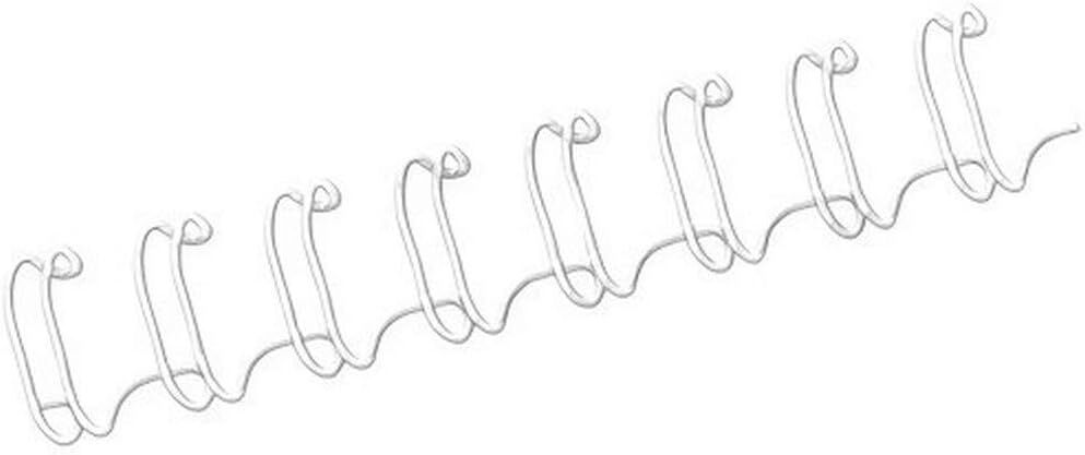 Thumbnail - Fellowes Drahtbinderücken A4 14mm Weiß 100 Stück Neu Ovp