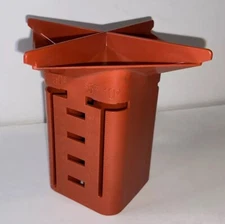 MMF Industries Coin Sorter Tender Counter Red USA Made 4 Tubes