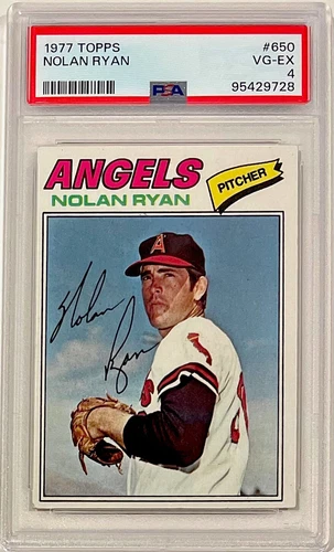 1977 Topps #650 Nolan Ryan PSA 4 VG-EX Angels