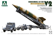 Takom (三花) 1/72  WWII German V2 Rocket on Meillerwagen Transporter w/ #5001📌USA