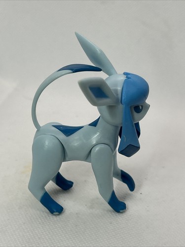 GLACEON 3" Articulated Action Figure 2021 Nintendo Pokemon Jazwares - Picture 4 of 5