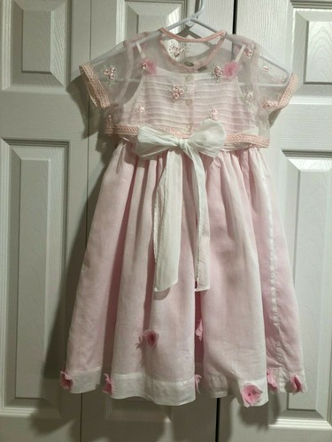 Beautiful...Jane Seymour This one That one 2 pc. Pink Dress with rose bud size 4 - Picture 3 of 10