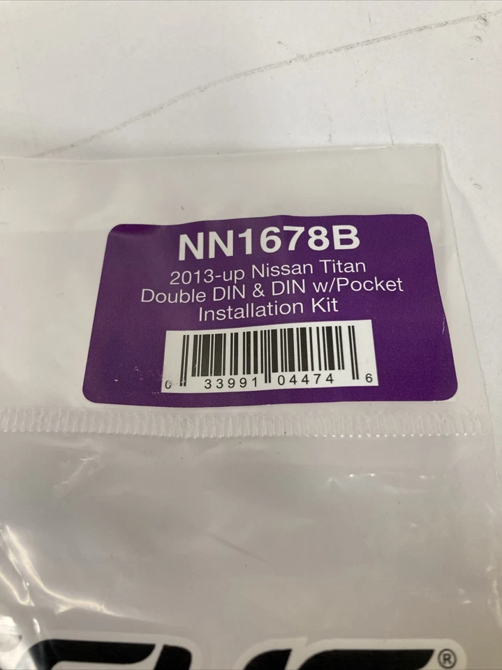 Scosche NN1678B Single/Double DIN Car Dash Install Kit For 2013-15 Nissan Titan - Image 3 of 3