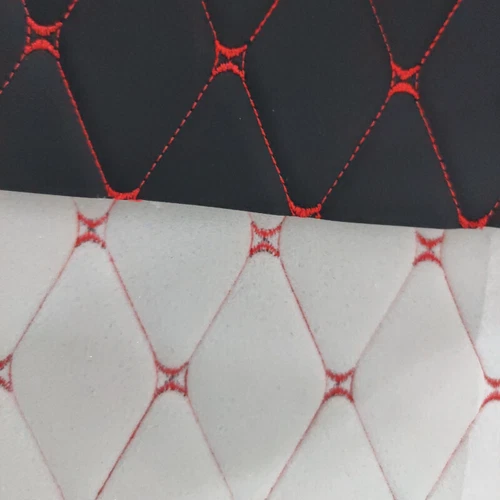 Kunstleder Stoff Schwamm Gesteppt Autositzbezug Matte Polstermaterial Borten - Bild 7 von 15