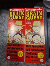 Brain Quest 2nd Grade 2 Decks With 1000 Questions  Answers Ages 7-8