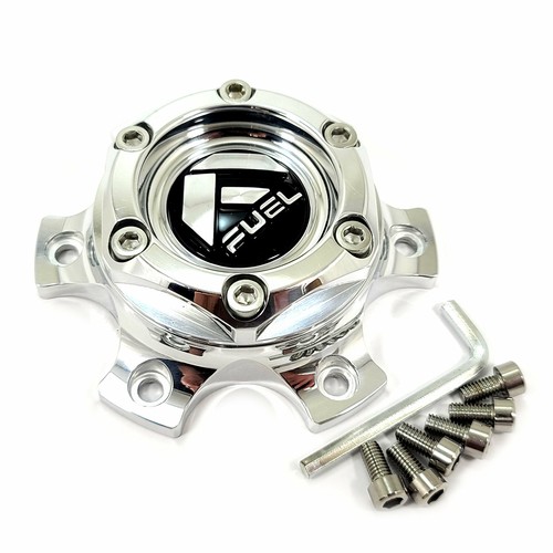 Fuel Polished Center Cap 47/8"OD BoltOn ClosedEnd for D674 Blitz