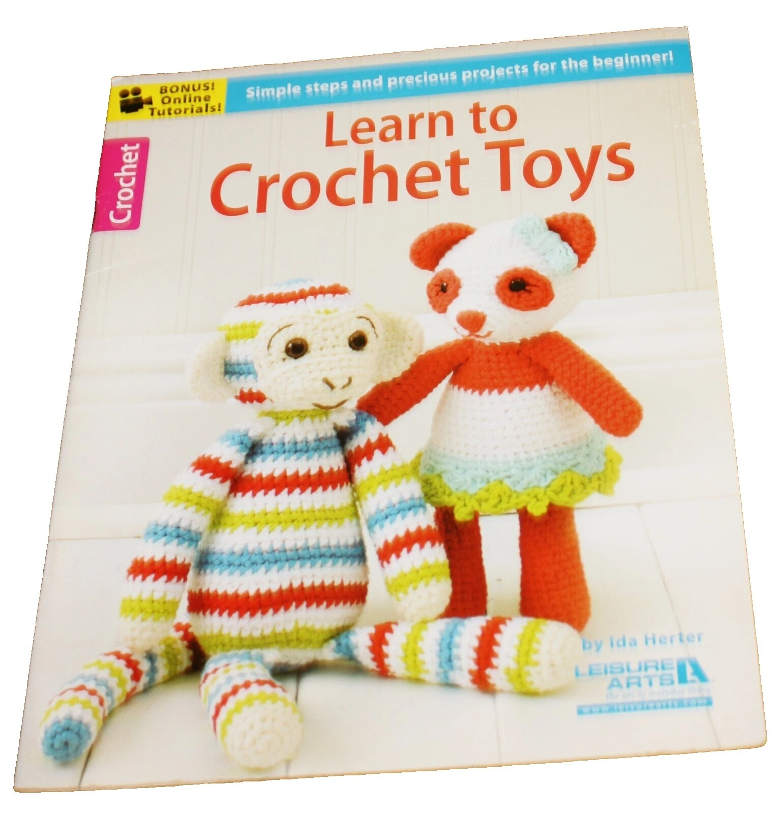 Leisure Arts Animales e insectos Muñecas/juguetes patrones para tejidos y Croché