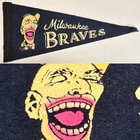1950’s  Milwaukee Braves Wisconsin Atlanta  Mini Pennant 4x9 — photo 1