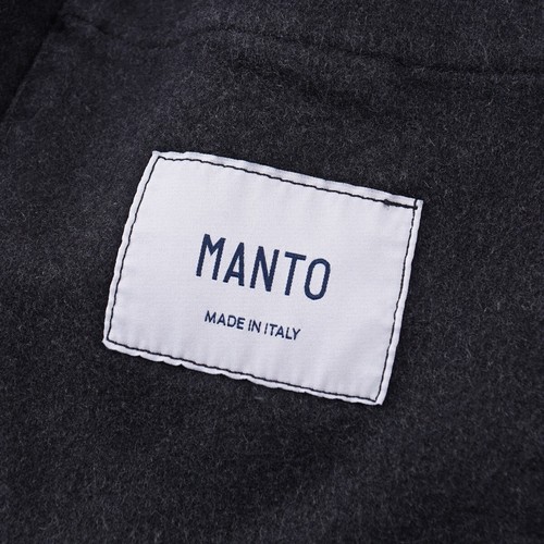 Manto F/ W 24-25 Garment-Washed Cashmere Outerwear Blazer L (Eu 52) NWT Jacket - Picture 8 of 10
