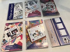 Lot Of 6 Creative Memories Scrapbook Page Design  Layout Ideas - Free shipping 
