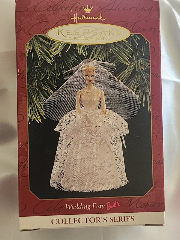 Hallmark Keepsake Wedding Day Barbie Ornament 1997 4th in Series NIB