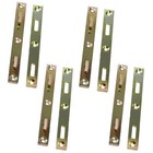 5" Long Heavy Duty Steel Bed Rail Frame Fasteners, Zinc Plated, Set of Four Pair