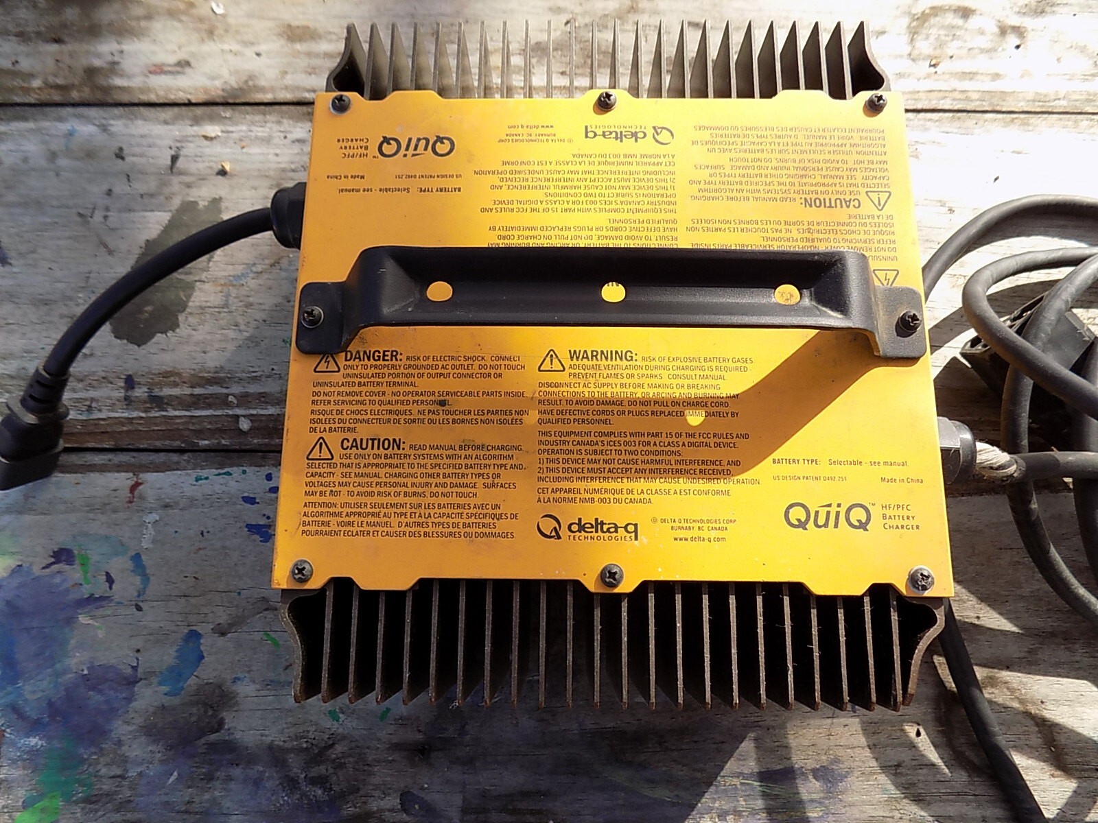 DeltaQ QUIQ 48 Volt Golf Cart Battery Charger 9134810E3B 48V 16A