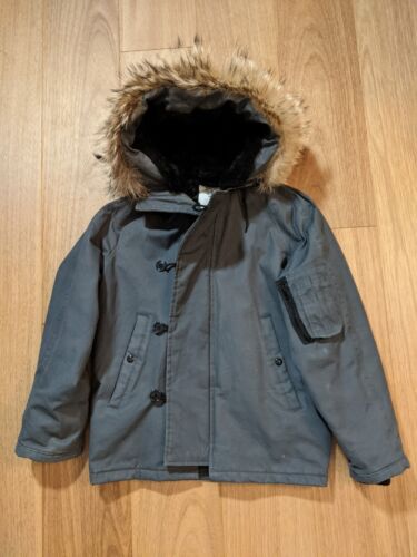 Spiewak Golden Fleece N-2B Military Parka Jacket Gray Snorkel Hood 34 Small - Picture 1 of 10