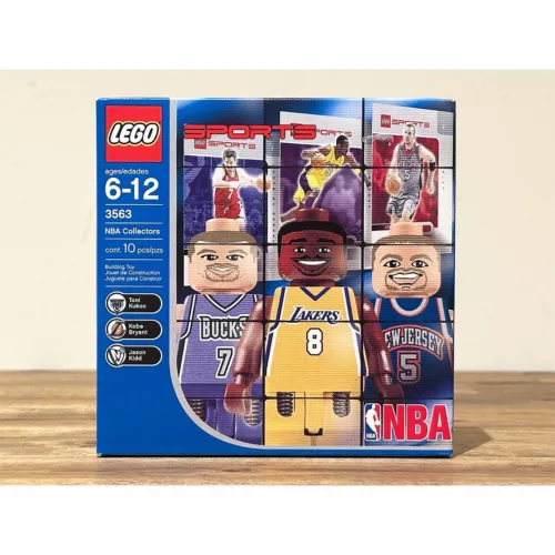 LEGO (3563) NBA Collectors #4 Sports Bryant, Kidd & Kukoc (SEALED/RARE)
