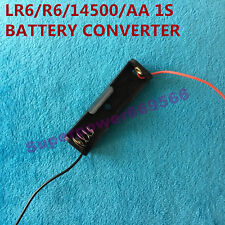 one slot plastic converter holder clip for 1.5V AA R6 LR6 14500 3.6V 3.2V cell