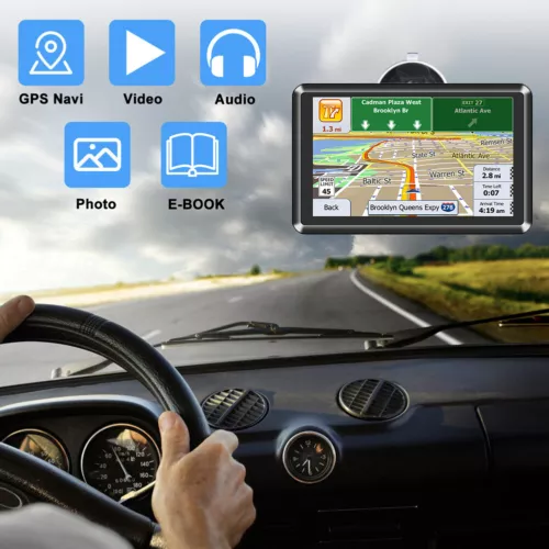 5" 8GB GPS Navigator Car Auto Truck Navigation BTH System Sat Nav Lifetime Map - Bild 3 von 14