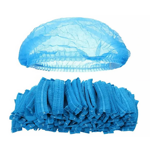 Safetyware Non-Woven Disposable PP Mob Bouffant Cap Hair Net Head Cover Lab Hat - Foto 5 di 8