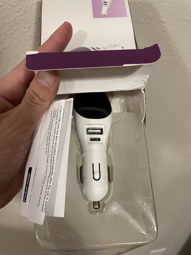 Vehicle air purifier And Smart Car Charge White S93 - Afbeelding 4 van 4