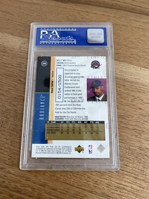 ビンスカーター NBA 1998 SPx FINITE #215 PSA7