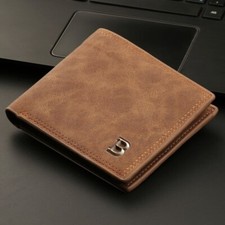 Men's Wallet with Coin Bag Zipper Small Money Purse New Design Slim Card holder