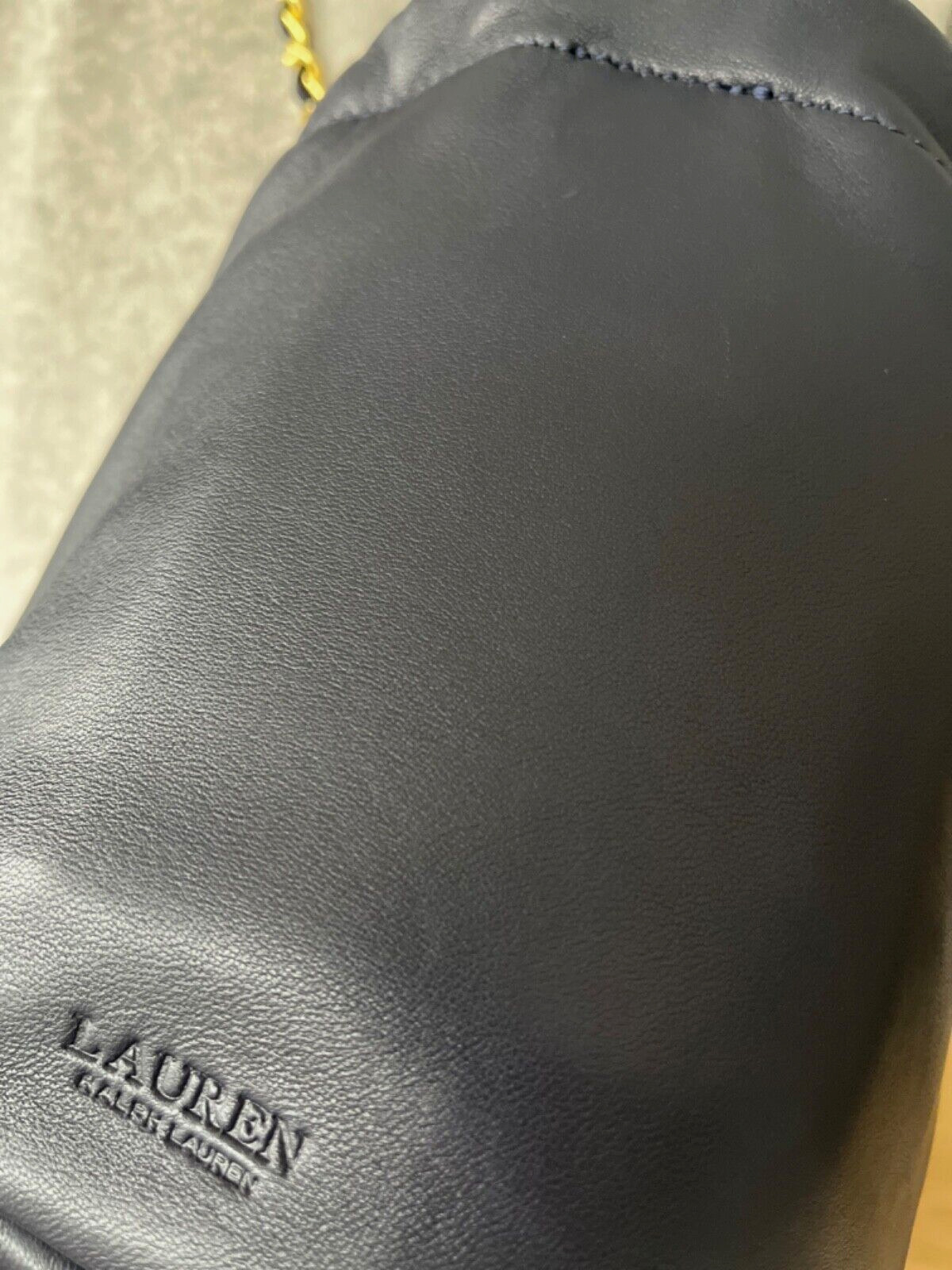 NEU Ralph Lauren Reg329,- Ledertasche Leder Tasche Beuteltasche Cross Body Bag