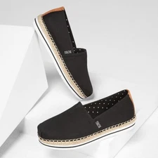 Bobs By Skechers ladies Wedge Shoes Black, Brown