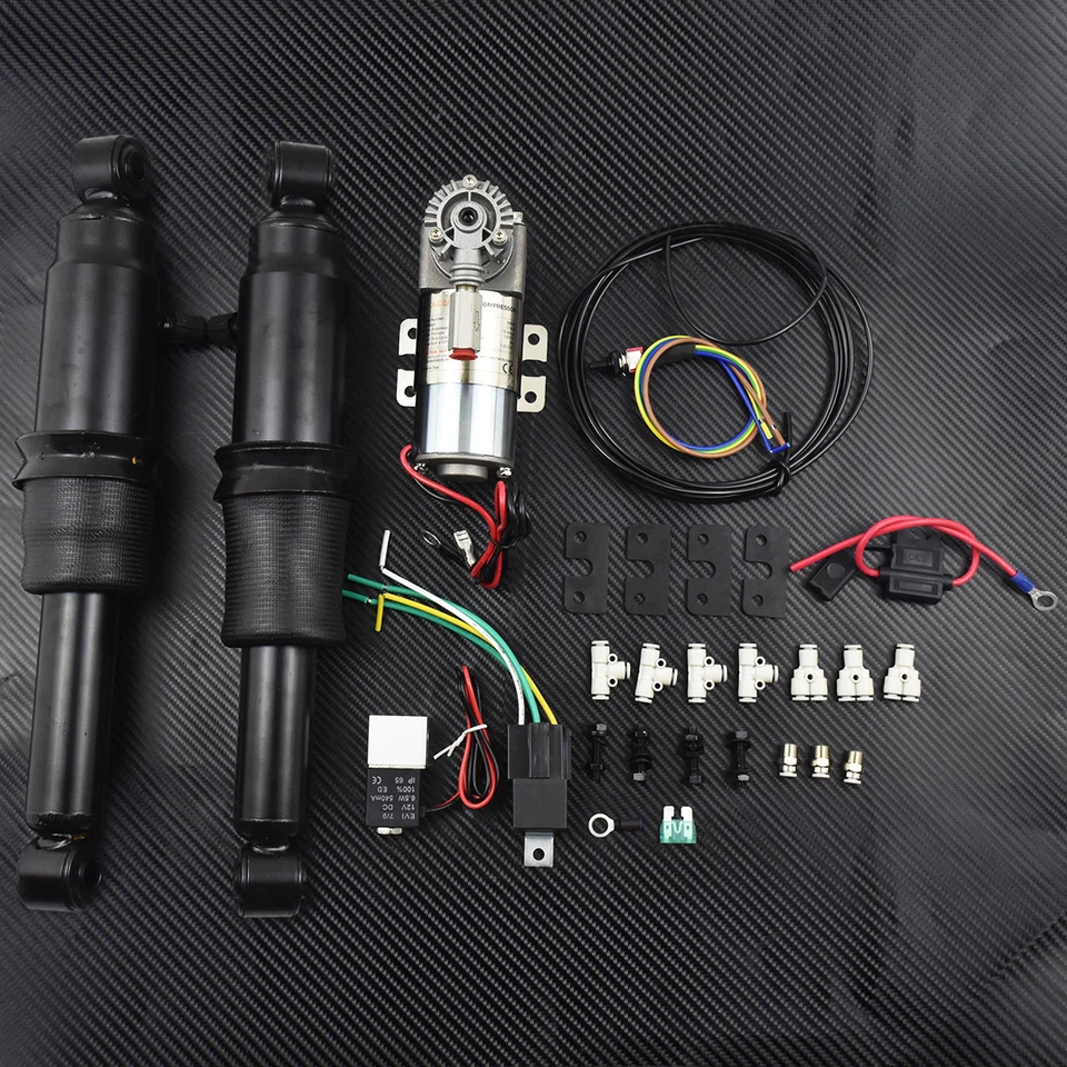 Juego de suspensión neumática trasera apto para Harley Street Glide Electra Glide 1994-2018 Foto 2 de 4