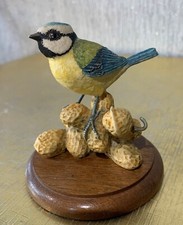 BORDER FINE ARTS BIRD THE BLUETIT WITH  PEANUTS WALTON PERFECT