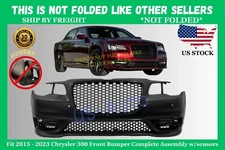 Fit 2015-2022 Chrysler 300 SRT Front Bumper Complete Assembly w/Fog Lights