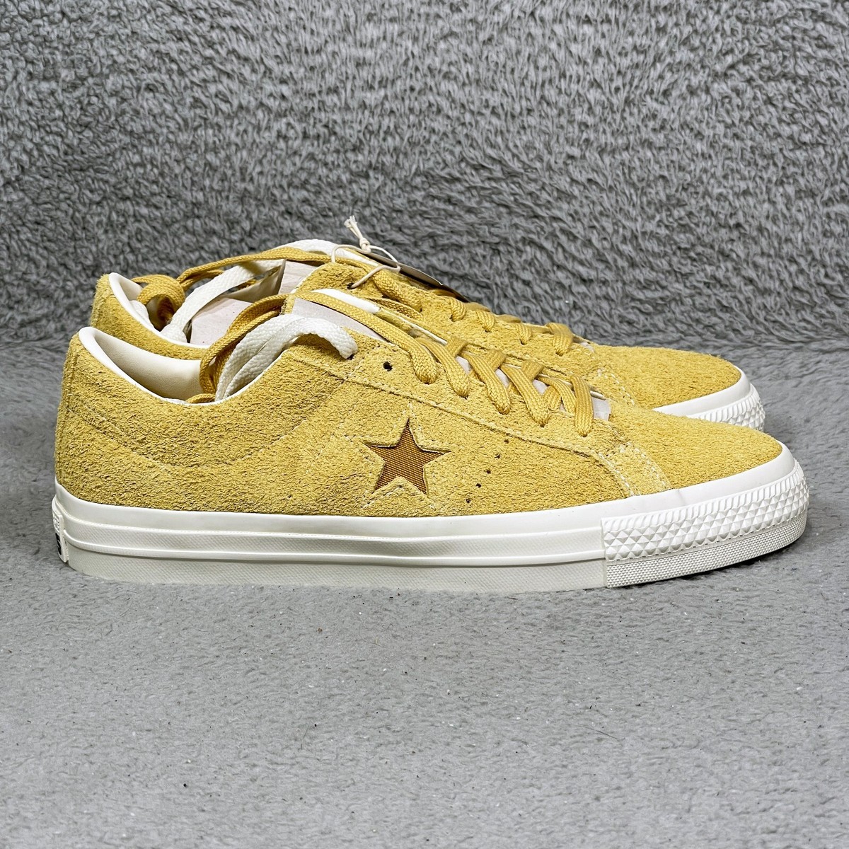 Vintage Suede Converse One Star Suede Yellow Converse One Star Pro