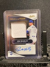 Jon Heasley 2022 Absolute Tools Of the Trade Jumbo Auto (RC) #137/199 - Royals