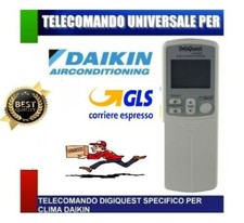 TELECOMANDO DIGIQUEST SPECIFICO PER DAIKIN CONDIZIONATORE CLIMATIZZATORE D'ARIA