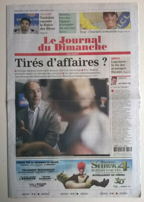 LE JOURNAL DU DOMINGO N°3313 du 11/07/2010 - Mondial de football: Fiasco des Bleus