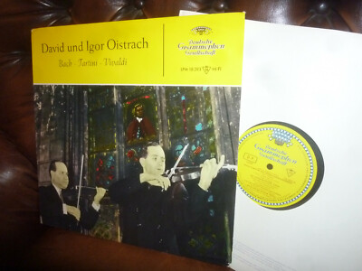 Bach Tartini Vivaldi, David Igor Oistrach Oistrakh, DGG LPM 18 393 LP, 11/60